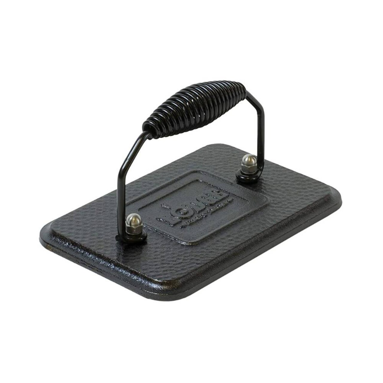 Lodge LGP3 Heavy-Duty Cast Iron Rectangle Grill Press for Bacon or Burgers